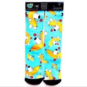 🆕 Family Guy Peanut Butter Jelly Time Crew Socks